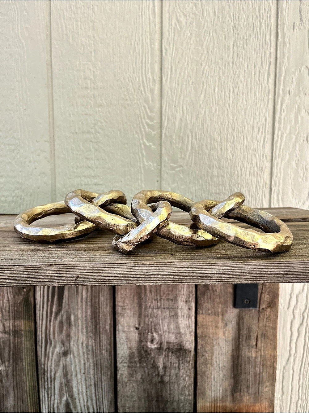Brass large chain decoration